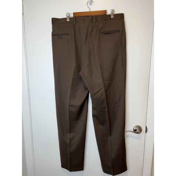 Givenchy Mens Brown Pleated Dress Pants Size  40 - Picture 3 of 8